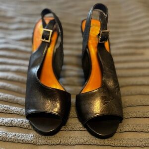 Vince Camuto Elegant Black Women's Slingback Heels
